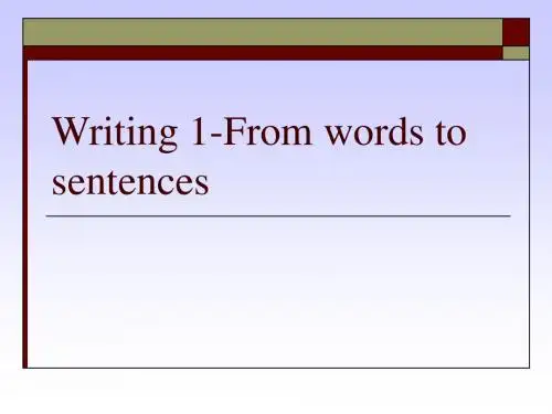 writing 2-how to write