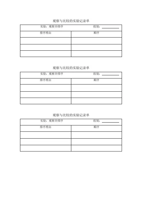 3.观察与比较