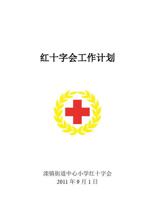 红十字会工作计划