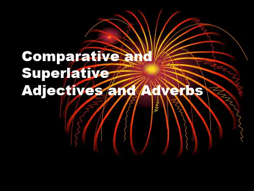 Comparative and Superlative