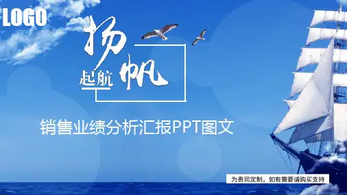 销售业绩分析汇报PPT图文