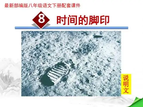 时间的脚印课件