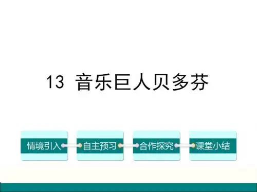 人教版七年级语文下册课件：13《音乐巨人贝多芬》