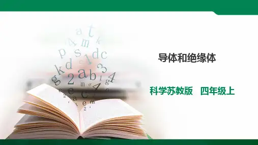 苏教版科学四年级上册《导体和绝缘体》课件