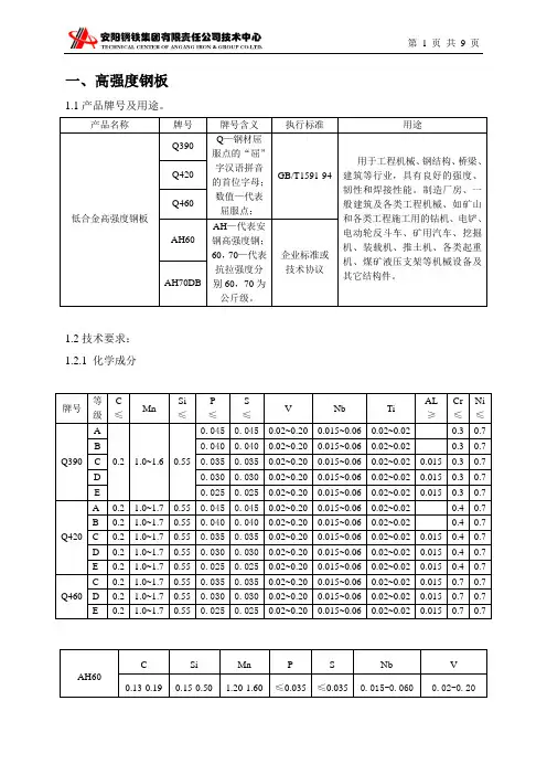 4.安钢产品说明