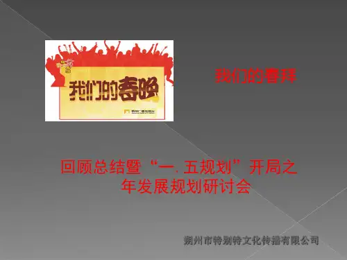 特别特文化传播有限公司宣传PPT草案
