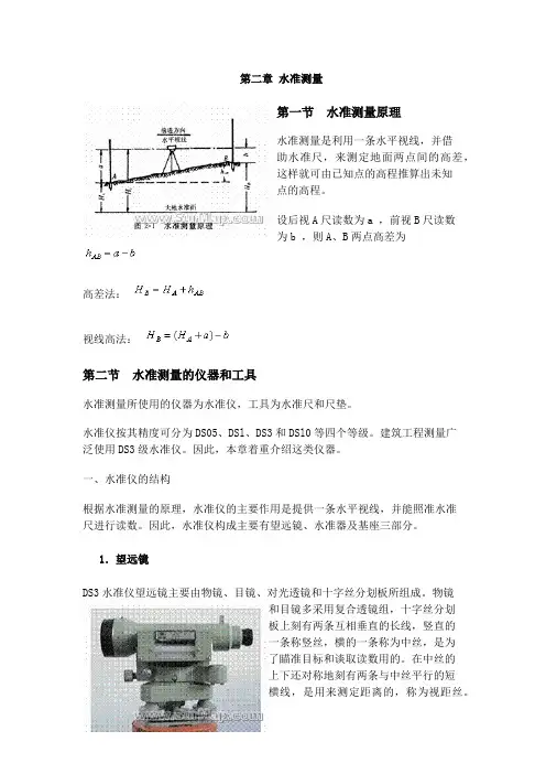 水准测量原理