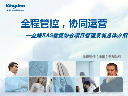 EAS综合项目管理系统总体介绍