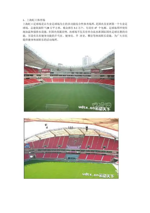 盘点国内五大专业球场