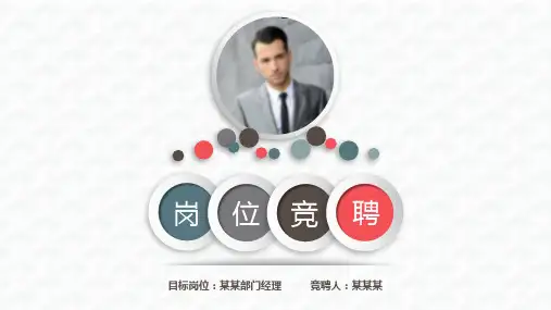 竞聘客服主管演讲PPT
