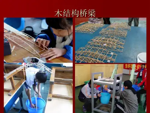 木结构桥梁承重模型简介共23页