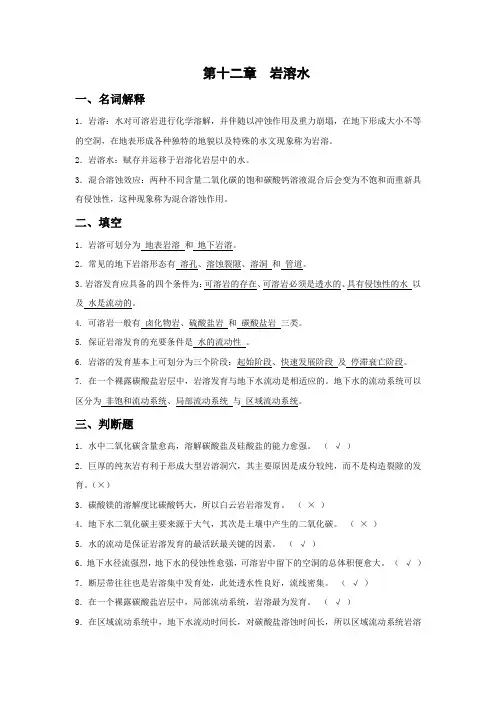 地下水资源