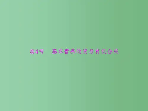 高考化学一轮总复习 第十三单元 第4讲 基本营养物质与有机合成课件