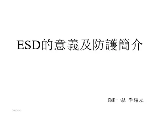 ESD的意义及防护简介