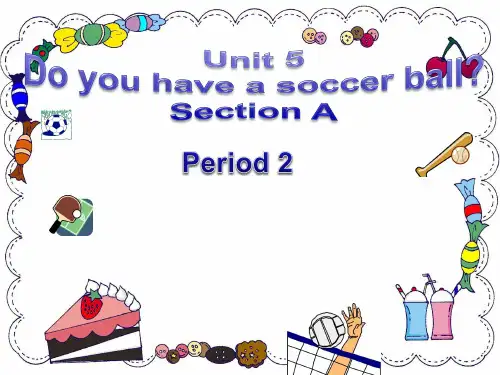 人教新目标英语七年级上册 unit5 sectionA period2