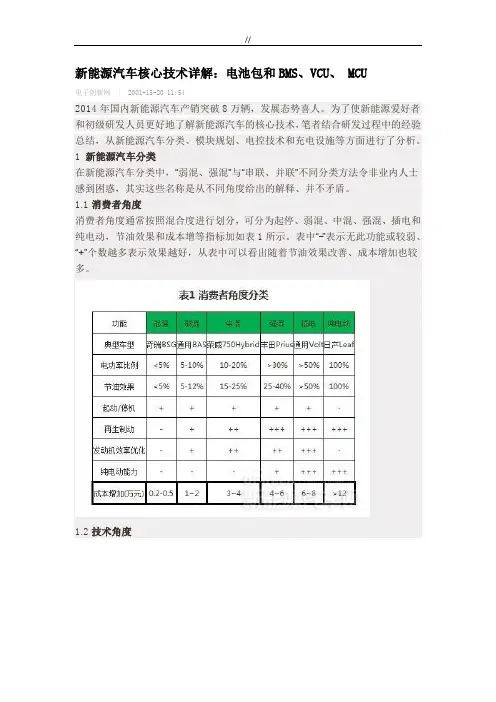 新能源机动车核心技术详解-电池包和BMS-VCU-MCU
