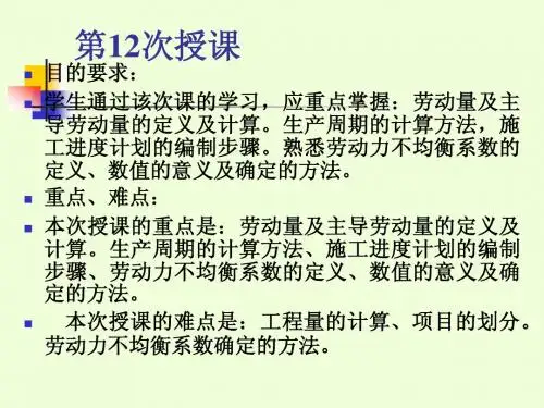 第三章公路工程施工组织设计(第2次)