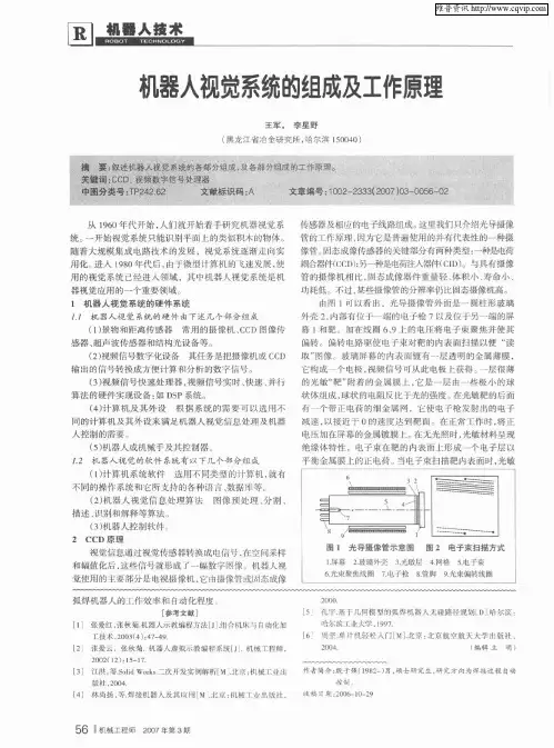 机器人视觉系统的组成及工作原理