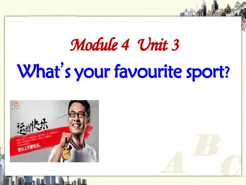 《What's your favourite sport》PPT课件