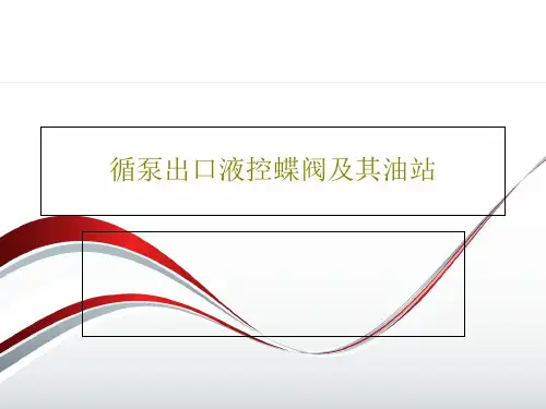 循泵出口液控蝶阀及其油站18页PPT
