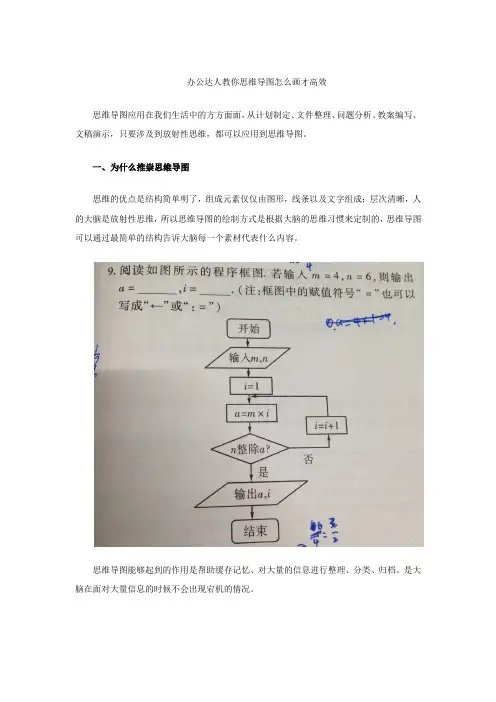 办公达人教你思维导图怎么画才高效