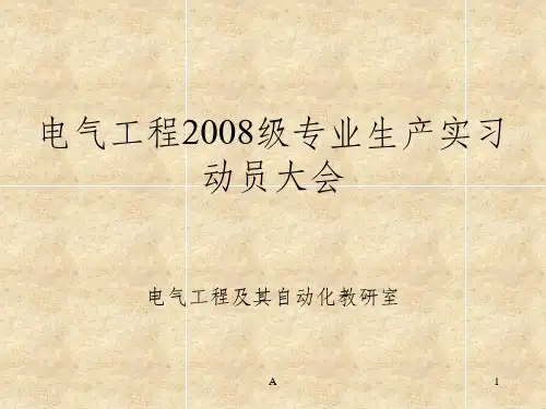 生产实习动员大会