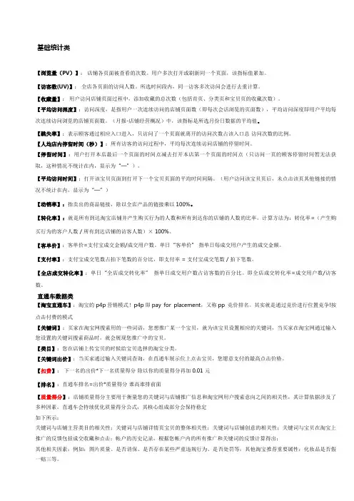 淘宝运营基础知识培训 3