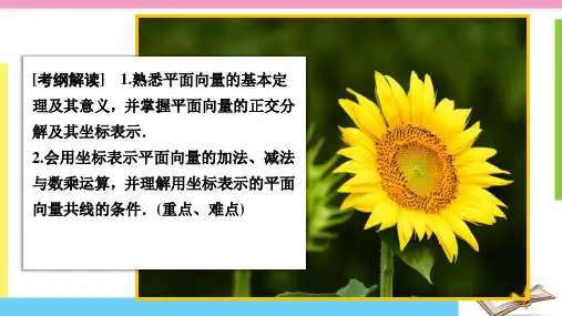2020年高考数学(理科)一轮复习课件：第4章 平面向量 第2讲