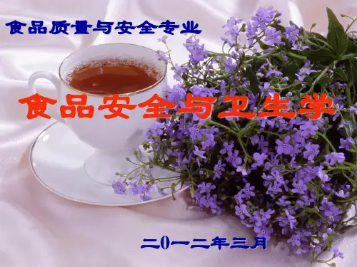食品安全与卫生学(作业)PPT课件