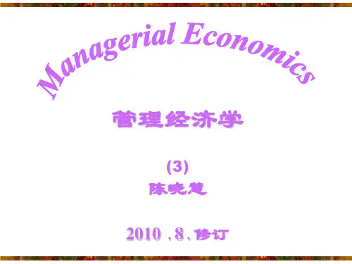 管理经济学(3)