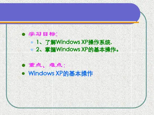 windowsp操作系统介绍