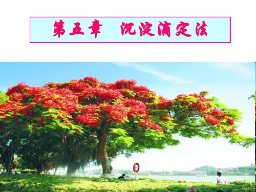 第五章 沉淀滴定法