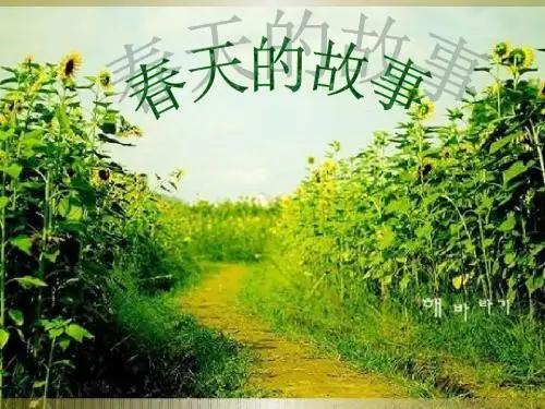 小学品德与社会六年级下册《春天的故事》PPT课件