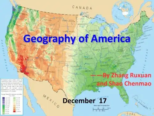 Geography of America