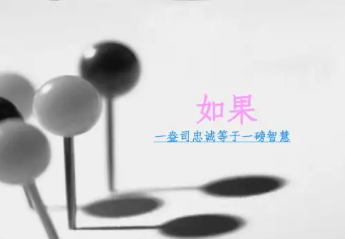 如果一盎司忠诚等于一磅智慧