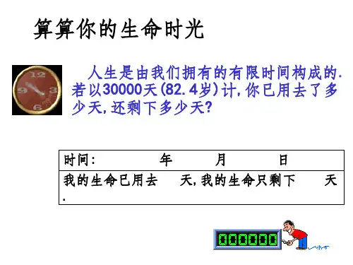 班会：生命的价值ppt课件