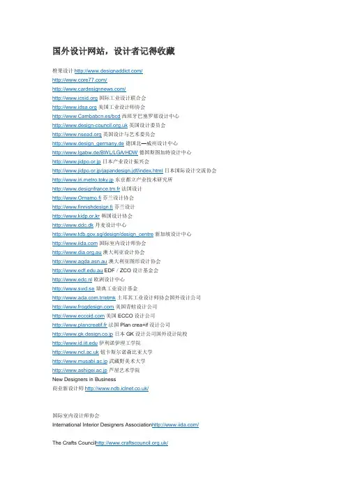 国外设计网站