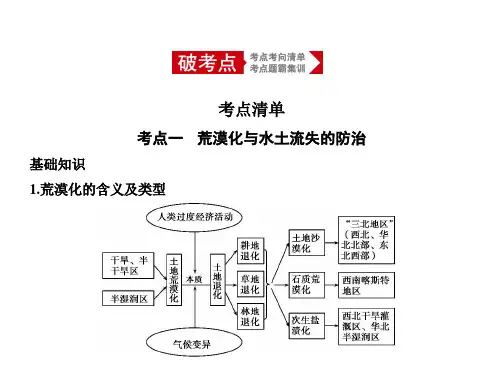 2019届高考地理二轮复习:专题十四 区域生态环境建设