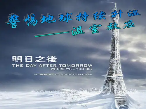 警惕地球持续升温——温室效应PPT课件