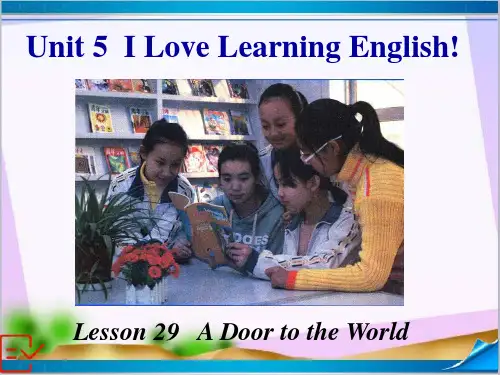 新冀教版七年级英语下册 Unit 5 Lesson 29 课件