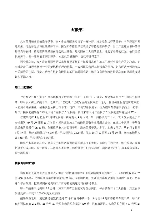 红酸果