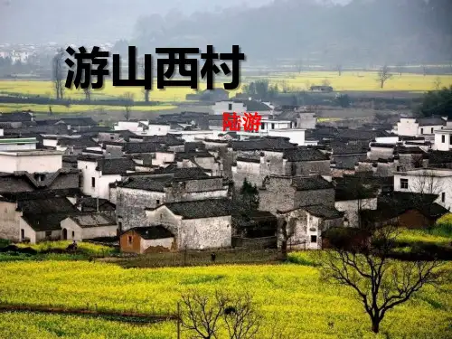 游山西村-PPT全文课件