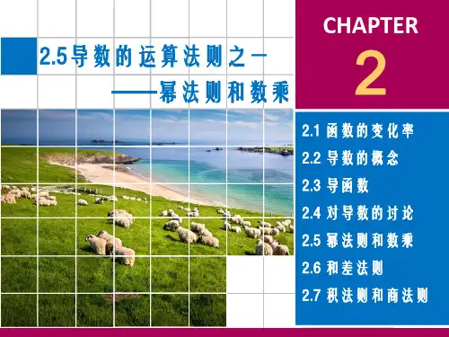 02-5 导数运算法则—幂法则和数乘