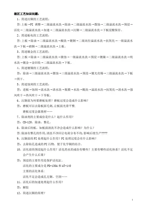 湿区知识问答