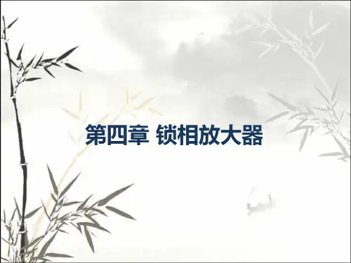 锁相放大器 PPT课件
