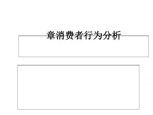 消费者行为分析(PPT 80张)