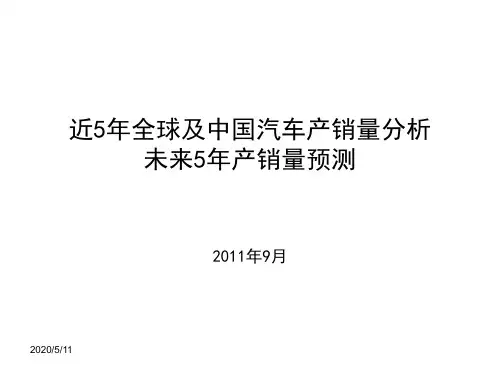 10年来全球及中国汽车产销量分析及未来5年产销量预测