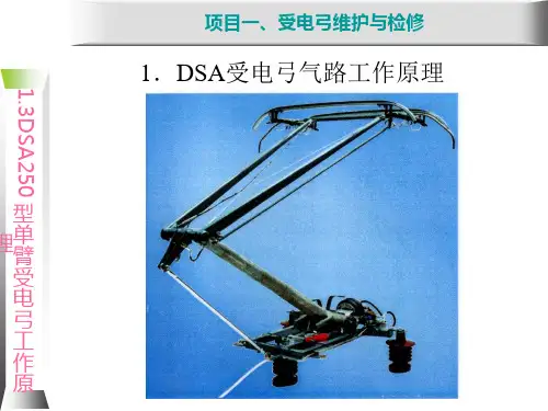 动车组牵引系统维护与检修1.2DSA250型单臂受电弓工作原理