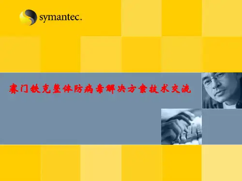 赛门铁克整体防病毒解决方案SAVEE10.0