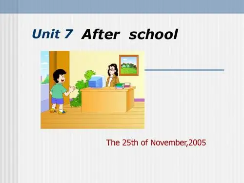 牛津5AUnit7课件(1)